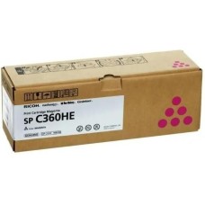 Картридж RICOH Картридж SP C360HE, пурпурный / 408186