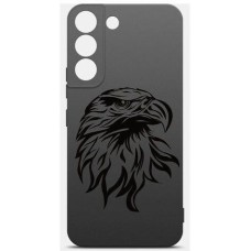 BORASCO Чехол (клип-кейс) ArtWorks, для Samsung Galaxy S22+, противоударный, черный/рисунок [51132]