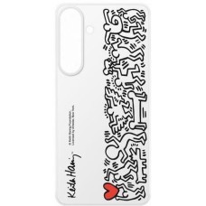 SAMSUNG Чехол (клип-кейс) Flipsuit Case S25+, для Galaxy S25+, белый/прозрачный [ef-ms936cwegru]