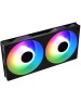 ID-COOLING Вентилятор для корпуса ICEFAN 240 ARGB черный (2 pcs, 120mm, PWM 2000rpm, 56.5 CFM, 31,5 dB, 4 pin/3 pin ARGB) (ICEFAN 240 ARGB)