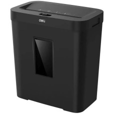 DELI Уничтожитель бумаги (шредер) ET022, Черный, Р-4, 4х40, 8 Листов, 12л