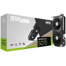 Видеокарта ZOTAC Видеокарта RTX5070 TWIN EDGE 12GB GDDR7 192bit 3xDP HDMI 2FAN PREMIUM PACK