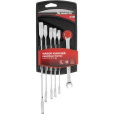 Набор ключей MATRIX Набор ключей комбинированных, трещеточных 6 шт 14511