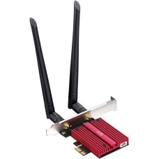 CUDY Сетевая карта Wi-Fi + Bluetooth WE9300 BE9300 PCI Express x1 (ант.внеш.съем) 2ант