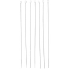 СИБРТЕХ Хомуты, 160 x 2.5 мм, пластиковые, белые, 100 шт 45523