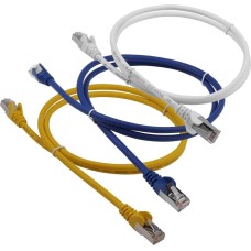Патч-корд LANMASTER Патч-корд LAN-PC45/S5E-15-YL FTP RJ-45 вил.-вилка RJ-45 кат.5E 15м желтый LSZH