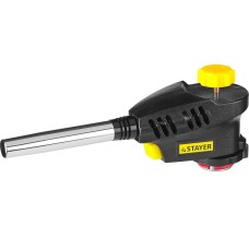 STAYER ProTerm Turbo PG400, 1300°C, турбо нагрев + 30%, газовая горелка с пьезоподжигом на баллон с цанговым соединением(55582)