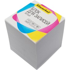 SILWERHOF Блок для записей бумажный 90x90x90мм 65г/м2 92% белый