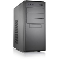 NONAME Корпус для ПК FoxLine FL-886-U3C ATX case, black w/o PSU, w/1xUSB2.0+1xUSB3.0+1xType-C, w/o pwr cord, w/oFAN