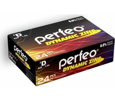 Элементы питания PERFEO R20-2SH DYNAMIC ZINC (24)