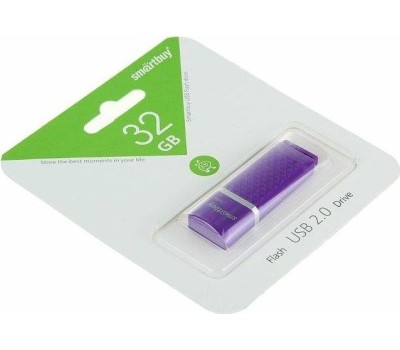 флешка SMARTBUY (SB64GBQZ-V) 64GB QUARTZ SERIES VIOLET
