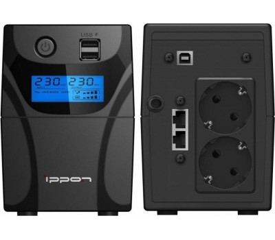 Источник бесперебойного питания IPPON BACK POWER PRO II EURO 850 (480Вт/850ВА)