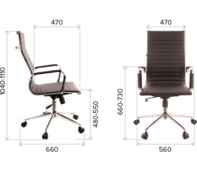 Кресло компьютерное EVERPROF Rio T экокожа черный