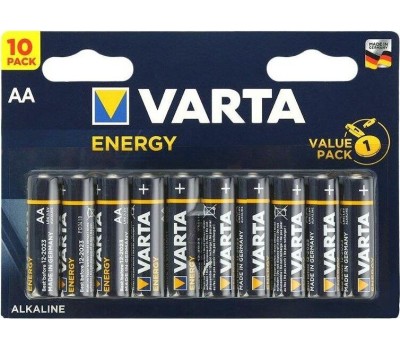 Элементы питания VARTA (04106229491) BL10 LR6 ENERGY ALKALINE (4106)
