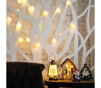 Гирлянда NEON-NIGHT (303-077) ТАЙСКИЕ ФОНАРИКИ ПЛОМБИР 1.5 М, 10 LED, ПР-Й ПВХ, ТЕПЛЫЙ БЕЛЫЙ,