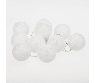 Гирлянда NEON-NIGHT (303-077) ТАЙСКИЕ ФОНАРИКИ ПЛОМБИР 1.5 М, 10 LED, ПР-Й ПВХ, ТЕПЛЫЙ БЕЛЫЙ,