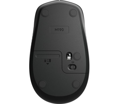 Беспроводная мышь LOGITECH (910-005905) M190 оптическая (1000dpi) черная/серая