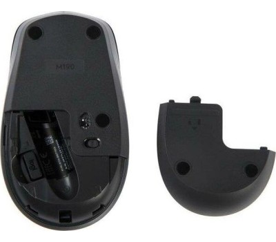 Беспроводная мышь LOGITECH (910-005905) M190 оптическая (1000dpi) черная/серая