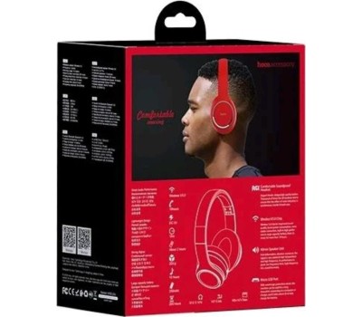 Гарнитура HOCO (6931474723055) W28 JOURNEY красный