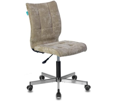 Кресло БЮРОКРАТ Кресло CH-330M песочный Light-21 крестовина металл хром