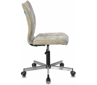 Кресло БЮРОКРАТ Кресло CH-330M песочный Light-21 крестовина металл хром