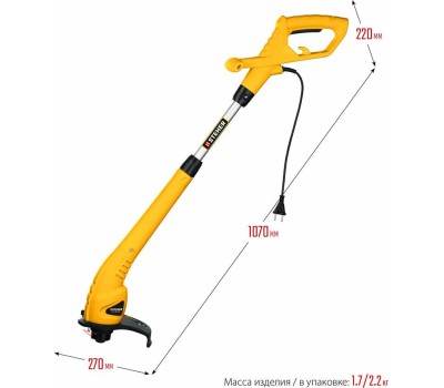 Триммер сетевой STEHER TEL-25-410 400 Вт триммер сетевой, ш/с 25 см