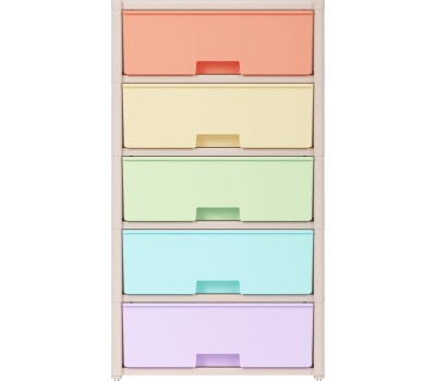 Комод АЛЬТЕРНАТИВА М8823 Колорит 5-ти секцион. широкий (цветной)