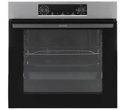 Духовой шкаф электрический GORENJE Духовой шкаф BOSB6737E06X, нержавеющая сталь/черный