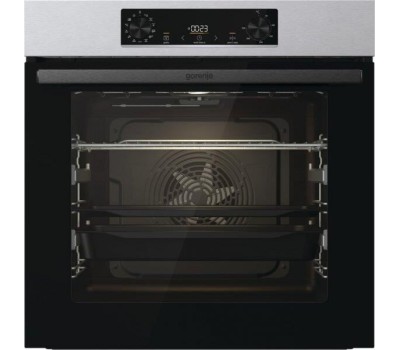 Духовой шкаф электрический GORENJE Духовой шкаф BOSB6737E06X, нержавеющая сталь/черный
