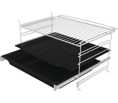 Духовой шкаф электрический GORENJE Духовой шкаф BOSB6737E06X, нержавеющая сталь/черный