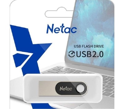 NETAC Флешка USB U278 32ГБ, USB2.0, серебристый [nt03u278n-032g-20pn]