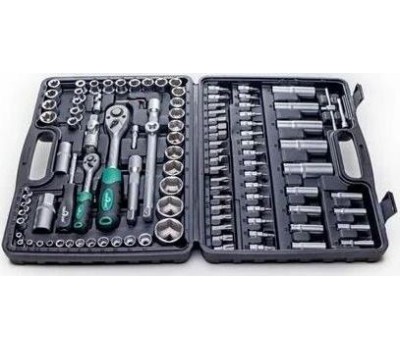 Набор инструмента STELS Набор инструментов, 1/4 , 3/8 , 1/2 , Cr-V, S2, усиленный кейс, 151 предмет 14114