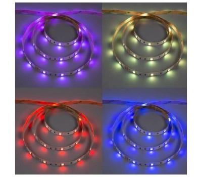 VOLPE ULS-Q221 5050-60LED/m-10mm-IP20-DC12V-14,4W/m-5M-6500K катушка в герметичной упаковке