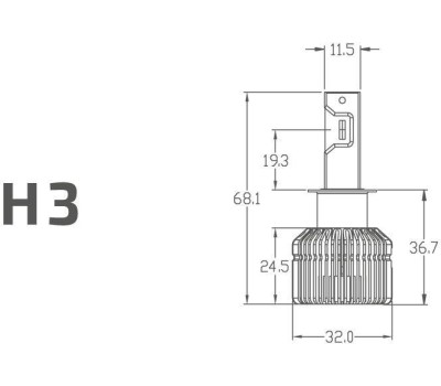 Лампа светодиодная MTF LIGHT RT03K4