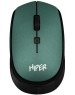 Мышь беспроводная HIPER Мышь беспроводная HOMW-084 /1000-1600 dpi/оптический/4 кнопки/Soft-touch покрытие/USB-приемник/2,4 ГГц/батарея 1хАА/темно-зеленый (HOMW-084)