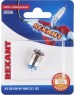 REXANT Кнопка антивандальная ø12 с фиксацией (2с) выкл-вкл выпуклая (A12-B2) (в упак. 1шт.)