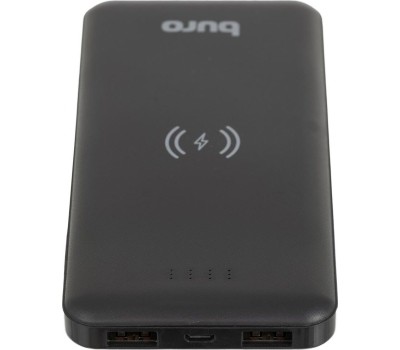 BURO Внешний аккумулятор (Power Bank) BPW10E, 10000мAч, черный [bpw10e10pbk]
