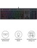 A4TECH Клавиатура Fstyler FX60, проводная, USB, ножничная, серый [fx60 grey / white]