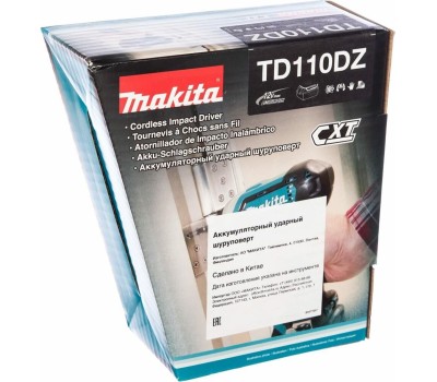 Шуруповерт MAKITA Ударный шуруповерт TD110DZ, без АКБ, без ЗУ