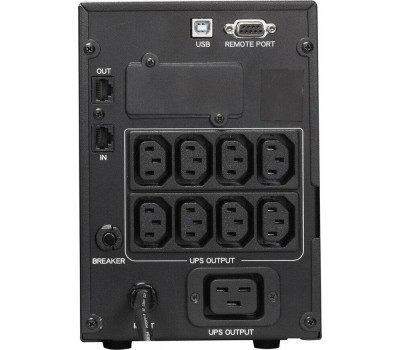 PowerCom Smart King Pro+ SPT-3000-II LCD ИБП {Line-Interactive, 3000VA/2400W, Tower, 8 xC13 + 1 xC19, USB, SNMP Slot} (1152569)