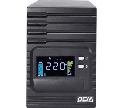 PowerCom Smart King Pro+ SPT-3000-II LCD ИБП {Line-Interactive, 3000VA/2400W, Tower, 8 xC13 + 1 xC19, USB, SNMP Slot} (1152569)