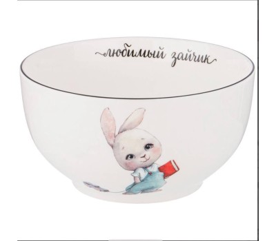 Набор столовый LEFARD НАБОР ПОСУДЫ МОЙ ЗАЙЧИК, 3 ПР.: САЛАТНИК 470МЛ, ТАРЕЛКА 20СМ, КРУЖКА 220МЛ 260-685