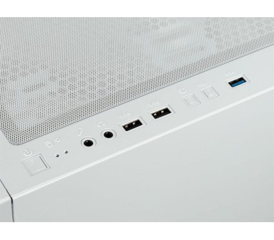 Powercase Alisio Micro X4W V2, Tempered Glass, 4х 120mm ARGB fans, ARGB HUB, белый, mATX (CAMCXW-A4)