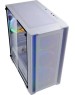 Powercase Alisio Micro X4W V2, Tempered Glass, 4х 120mm ARGB fans, ARGB HUB, белый, mATX (CAMCXW-A4)