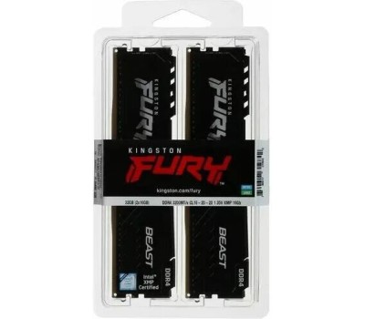 Модуль памяти KINGSTON Модуль памяти DIMM 32GB (16GBx2) DDR4-3200 KF432C16BBK2/32