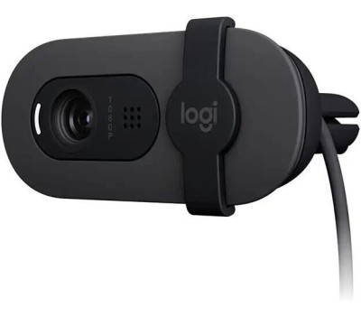Веб-камера LOGITECH Web-камера HD Webcam Brio 100, черный [960-001587]