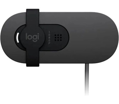 Веб-камера LOGITECH Web-камера HD Webcam Brio 100, черный [960-001587]