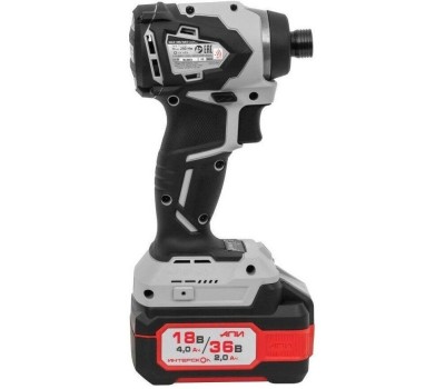 Шуруповерт ИНТЕРСКОЛ Ударный шуруповерт ШАУ-250/36ВЭ, 2Ач, с двумя аккумуляторами [862.2.2.70]