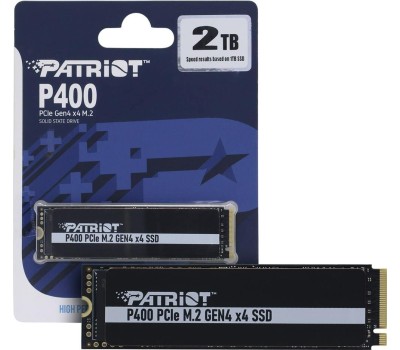 Накопитель SSD PATRIOT SSD накопитель P400 V4 2ТБ, M.2 2280, PCIe 4.0 x4, NVMe, M.2 [p400vp2tbm28h]