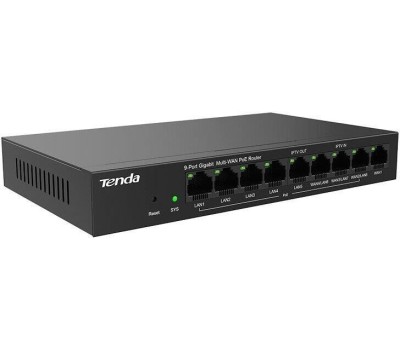 TENDA Корпоративный 9 Port гигабитный PoE роутер G0-8G-PoE
